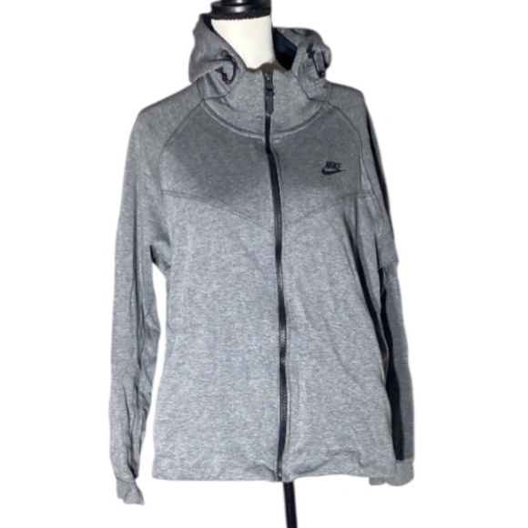 Nike Sportswear Tech Fleece Full Zip Hoodie Womens 2X Gray - Picture 1 of 9